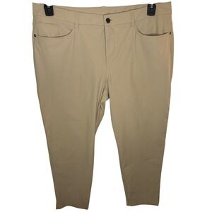 Lululemon ABC Classic‑Fit 5‑Pocket Pants Warpstreme Men's 38x29 Khaki Chinos